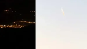 Gökyüzündeki bilinmeyen ışık paniğe neden oldu: Gerçek göktaşı çıktı