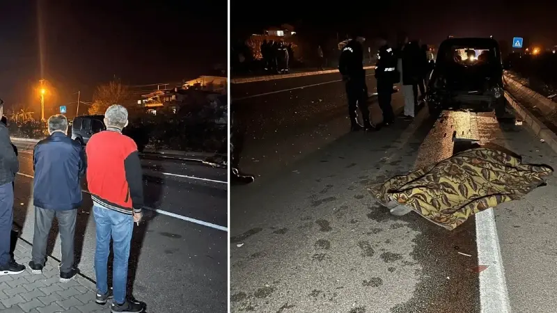 Hafif ticari aracın çarptığı elektrikli motosikletin sürücüsü öldü