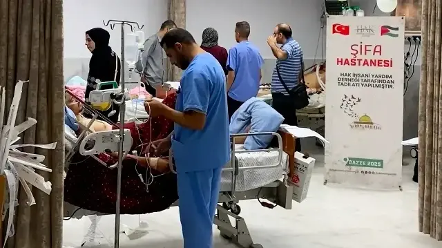 HAK İnsani Yardım Derneği Gazze’de Şifa Hastanesi’ni yeniden hizmete açtı