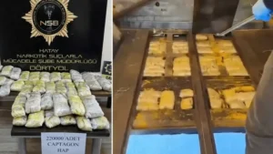 Hatay’da TIR’dan 220 bin adet uyuşturucu ecza ele geçirildi