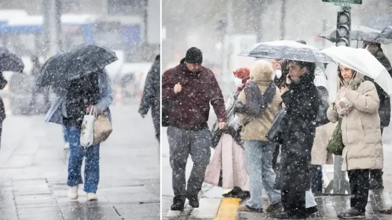 Hava sıcaklıkları 5 ila 8 derece azalacak: İstanbul için karla karışık yağmur ve soğuk hava uyarısı