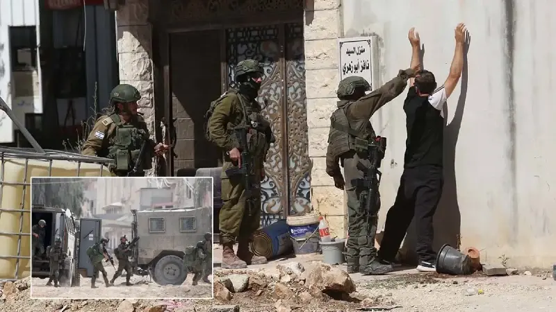 İşgalci İsrail güçleri Batı Şeria ve Doğu Kudüs’te 40 Filistinliyi alıkoydu