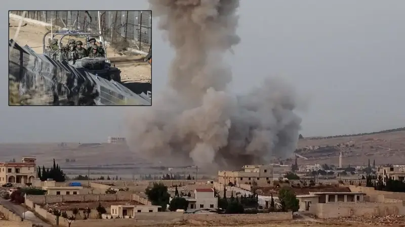 İşgalci İsrail ordusu Kuneytra’yı vurdu