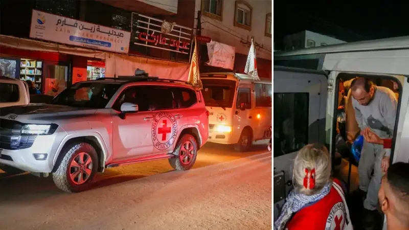 İsrail’in serbest bıraktığı Filistinli esirler Deyr Belah’a getirildi