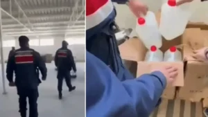 İzmir’de 3  bin 360 litre etil alkol ele geçirildi