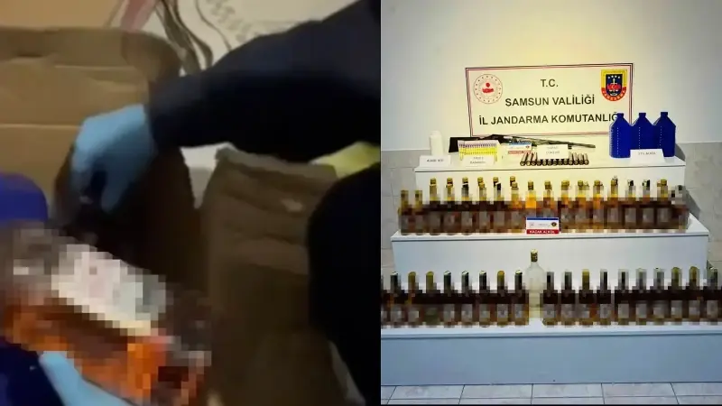Jandarmadan yılbaşı öncesi kaçak içki imalatına baskın