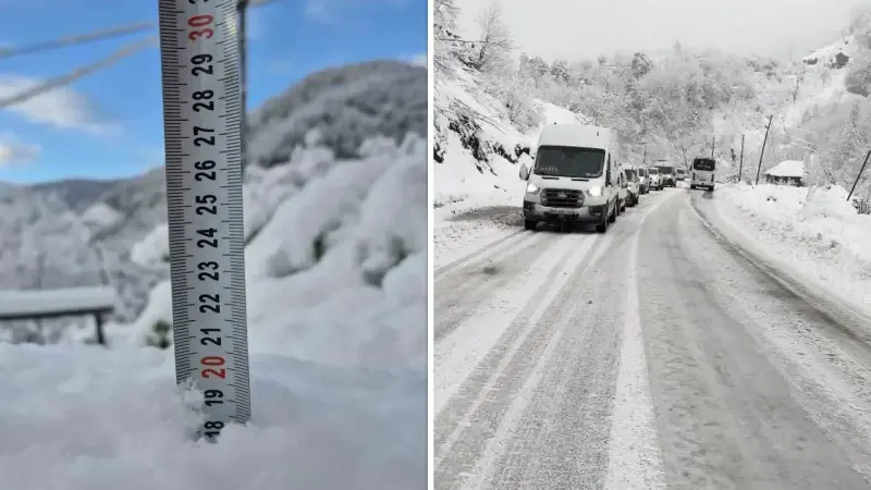 Karadeniz’deki 4 ilde kar nedeniyle 265 yerleşim yerinin yolu ulaşıma kapandı