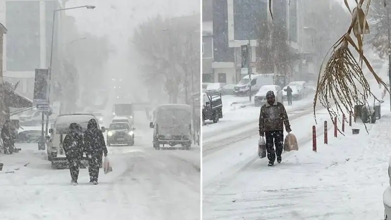 Kars’ta kar yağışı nedeniyle: 27 köy yolu ulaşıma kapandı