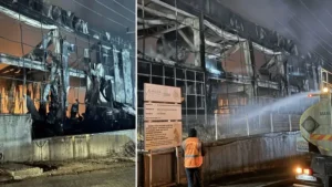 Kırıkkale OSB’de bir fabrikada çıkan yangın söndürüldü