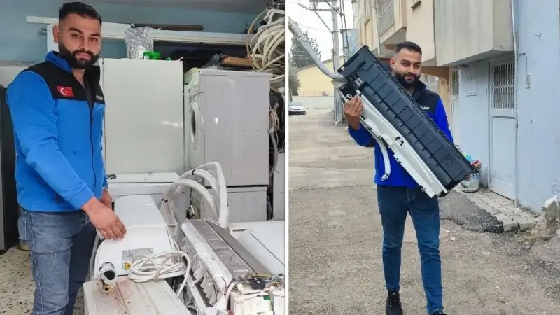 Klima takarken damdan düşüp komaya girdi: Herkes ‘öldü’ derken iyileşip tekrar klima montajına başladı