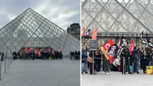 Louvre Müzesi çalışanları grevde: Çalışma koşullarının iyileştirilmesini istiyorlar