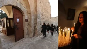 Mardin’de tarihi Kırklar Kilisesi’nde Noel ayini düzenlendi