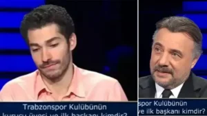 Milyoner’de Trabzonspor sorusu: Yarışmacı ter döktü