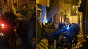 Mobilya mağazasındaki yangında bina sakinleri dumandan etkilendi