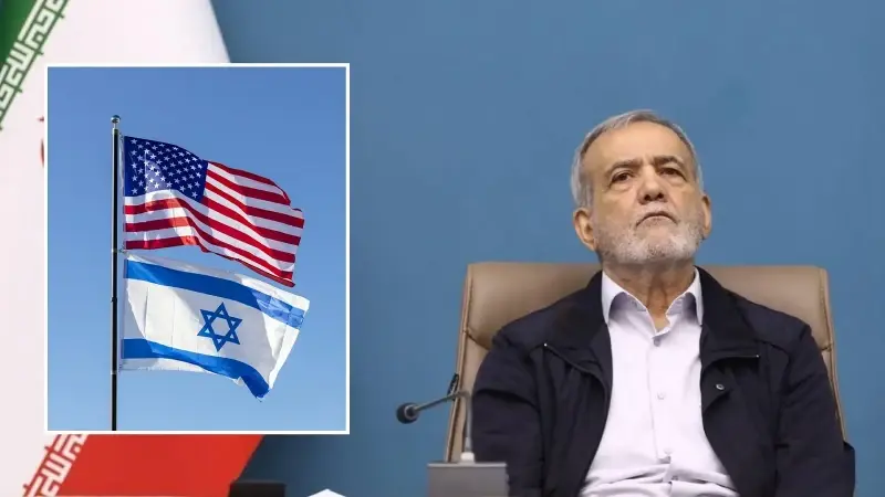 Pezeşkiyan’dan sert çıkış: ABD İsrail ve Avrupa ile topyekun savaş halindeyiz