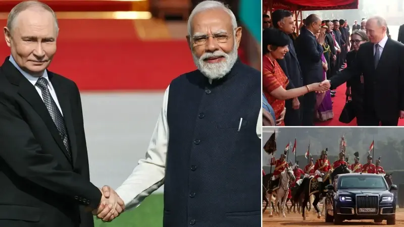 Putin Hindistan’da: Modi ile bir araya geldi