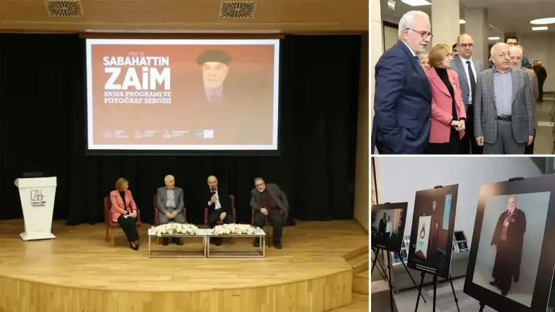 Sabahattin Zaim vefatının 18. yılında İZÜ’de anıldı