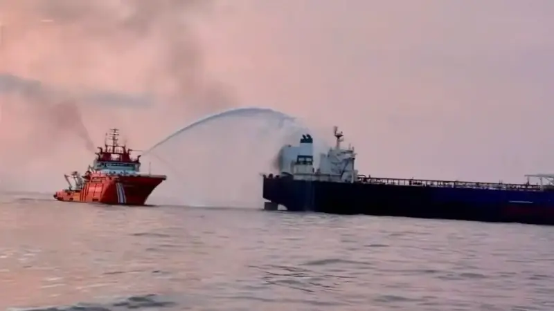 Saldırıya uğrayan ‘VIRAT’ isimli gemi İstanbul açıklarına ulaştı