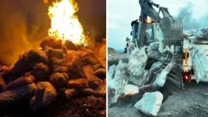 Tarihi geçmiş ürünleri vatandaşa yedireceklerdi: Ateş çukurlarında imha edildi