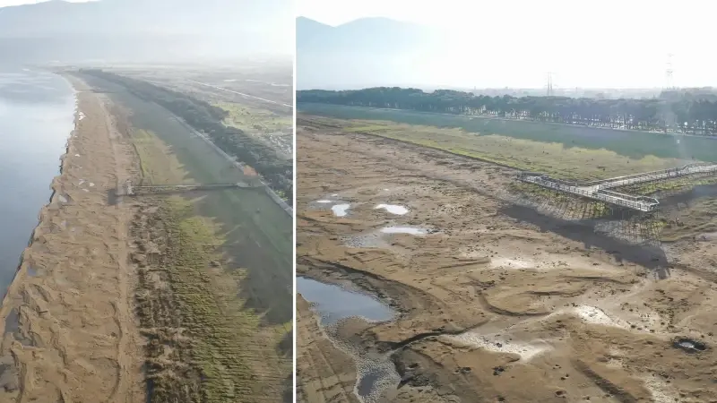 Tehlike çanları çalıyor: Türkiye’nin beşinci büyük gölü alarm veriyor, görüntüler felaketin boyutunu gözler önüne serdi