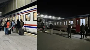 Turistik Doğu Ekspresi yeni sezonda Kars’tan ilk seferine çıktı