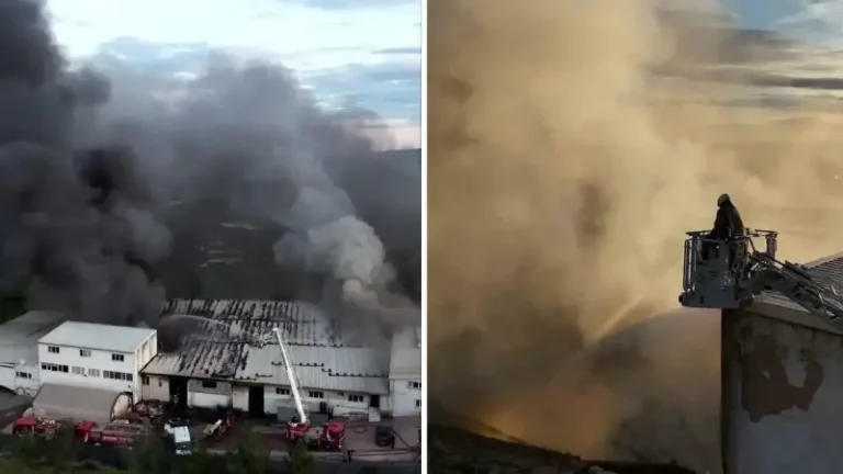 Tuzla’da kauçuk fabrikasında korkutan yangın