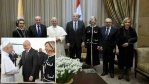 Vatikan Devlet Başkanı Papa 14. Leo Beyrut’ta Lübnanlı yetkililerle görüştü