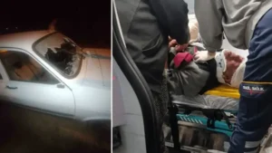 Yolun karşısına geçmek isterken otomobil çarptı: Bir kişi yaralandı