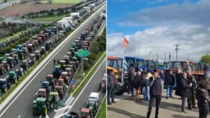 Yunanistan’da çiftçiler isyanda: Yol kapatıp polisle karşı karşıya geldiler