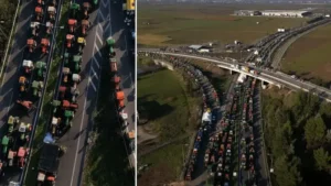 Yunanistan’da çiftçilerin eylemleri devam ediyor