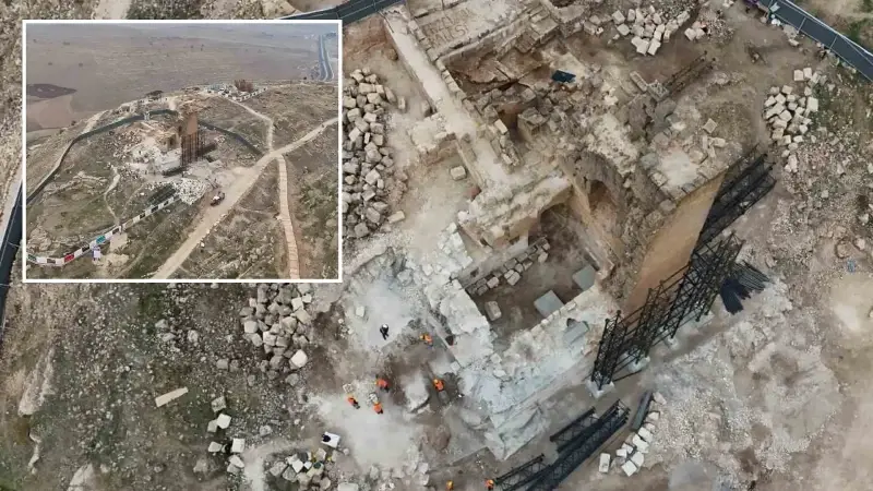 Zerzevan Kalesi’nde restorasyon genişliyor: Yer altı kilisesi ve Mithras’ta çalışmalara başlanacak