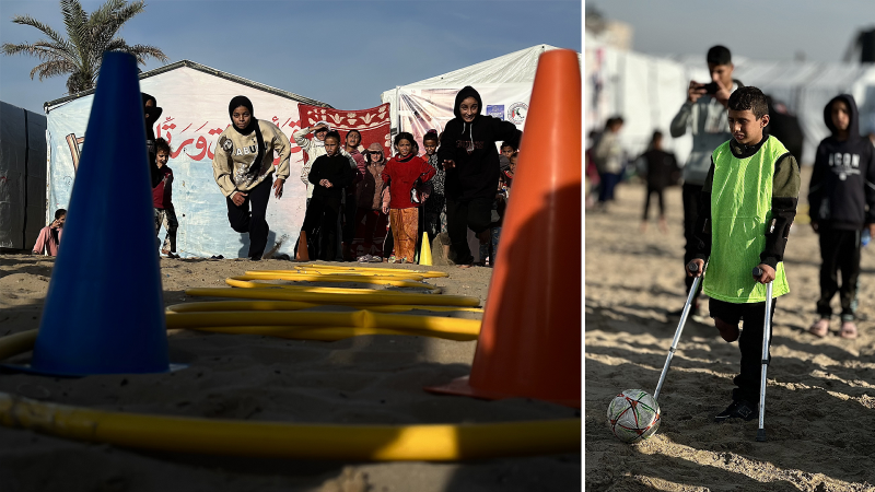 Ailelerini ve uzuvlarını kaybeden Filistinliler için etkinlik düzenlendi