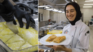Amasya’nın yeni lezzeti ‘elmalı baklava’: Yaklaşık dört bin kişiye ikram edildi, müşterilerin yüzde 98’i bu tadı çok beğendi