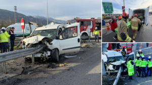 Anadolu Otoyolu’nda feci kaza: 2 kişi yaşamını yitirdi