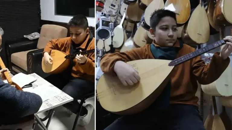 Annesinin çocukluk hayalini gerçeğe dönüştürdü: Şimdi oğlu çalıyor, annesi söylüyor