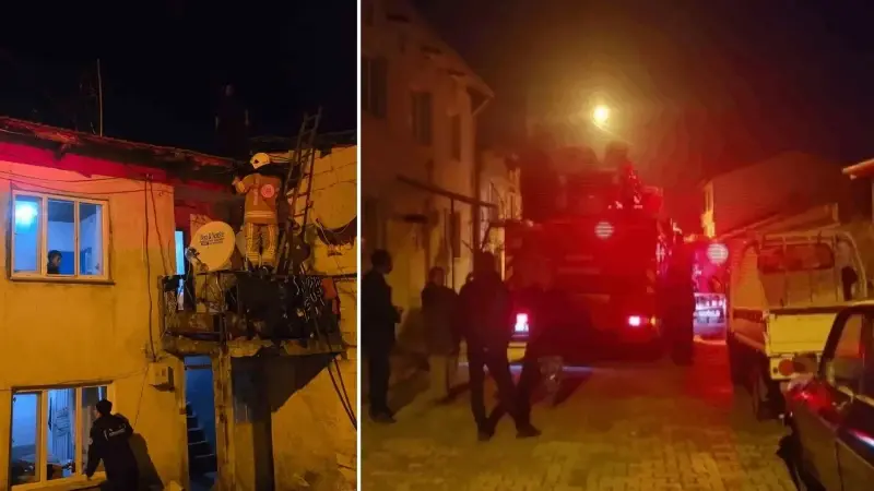 Baca yangını mahalleliyi sokağa döktü