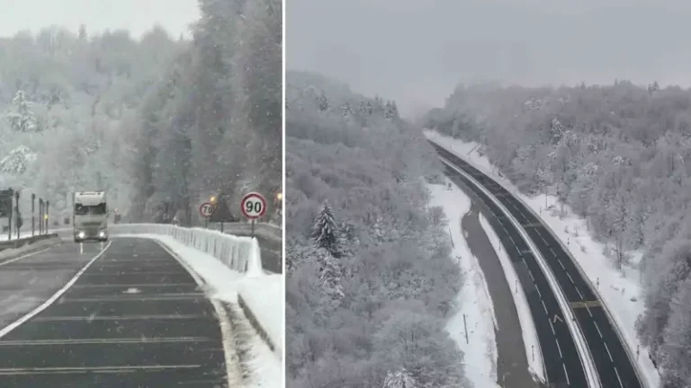 Bolu Dağı’nda yollar açık, kar yağışı ise tipi şeklinde