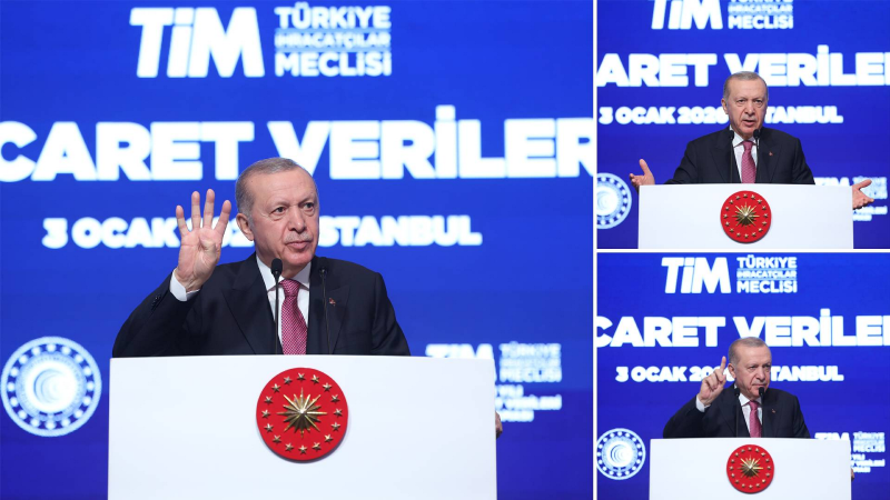 Cumhurbaşkanı Erdoğan: İhracatta Avrupa’da 4’üncü dünyada 12’inci sırada yer alıyoruz