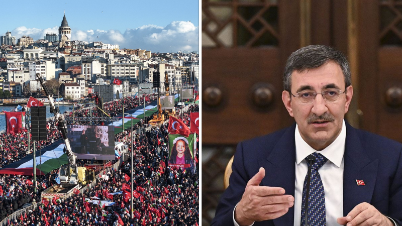Cumhurbaşkanı Yardımcısı Yılmaz’dan Filistin’e destek eylemine ilişkin paylaşım: ‘Tüm mazlumlara yüz binlerce selam’
