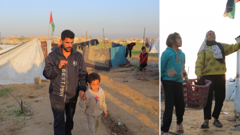 Gazzeli görme engelli çiftin zorlu mücadelesi: Yaşamlarını çocuklarının yardımlarıyla sürdürüyorlar