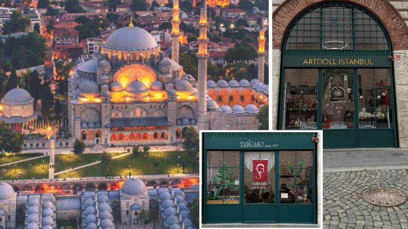 İBB’nin kiracılarından Süleymaniye Külliyesi’nde Noel süslemesi