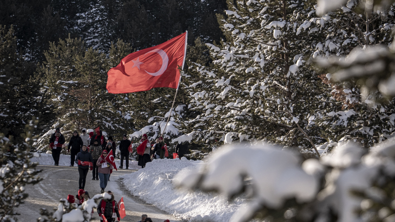 Sarıkamış şehitlerini  Allahuekber Dağları’nda bir araya geldi anıldı