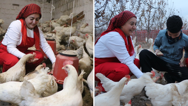Şehir yaşamından sıkılan çift 10 dönümlük çiftlik kurup doğal hayata döndü