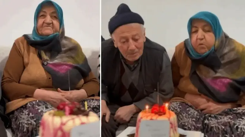 74 yaşında ilk defa doğum günü kutladı