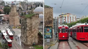 Antalya’da 2 bin yıllık burçlara tramvay tehdidi: Günde 64 kez titreşimle yıkılabilir