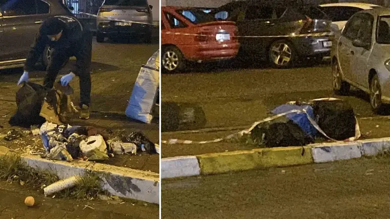 Aydın’da hastane önündeki şüpheli valizden giyecek çıktı