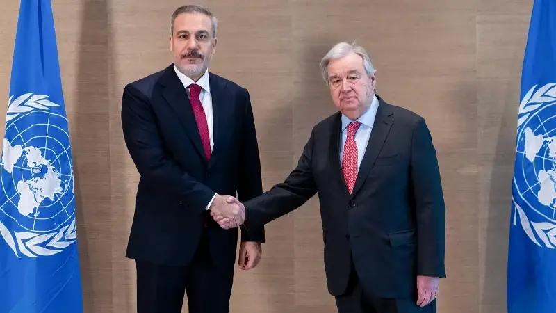 Bakan Fidan, BM Genel Sekreteri Guterres ile telefonda görüştü