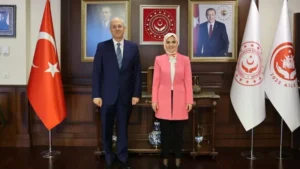 Bakan Göktaş Mısır Ankara Büyükelçisi Elsheik ile görüştü