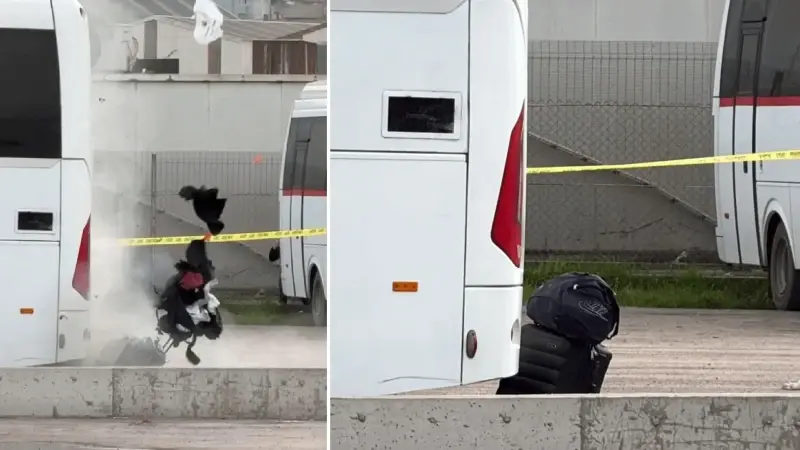 Fünye ile patlatılan valizden kıyafet çıktı