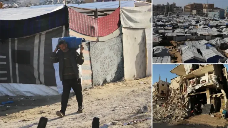 Gazze kentinde günlük yaşam: Derme çatma çadırlarda mücadele ediyorlar